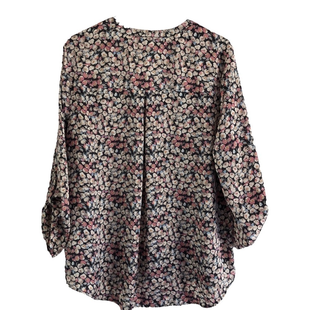 Daniel Rainn Floral Split Neck Tunic Size XXL - Picture 12 of 12